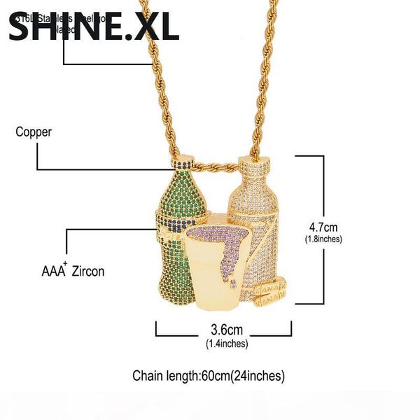 iced out sprite bottle purple cup pendant necklace hip hop gold silver chain for men women
iced out sprite bottle purple cup pendant necklace hip hop gold silver chain for men women
