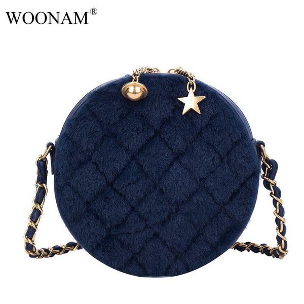 woonam women new fashion woolen circular chain shoulder bag cross-body handbag wb754
woonam women new fashion woolen circular chain shoulder bag cross-body handbag wb754