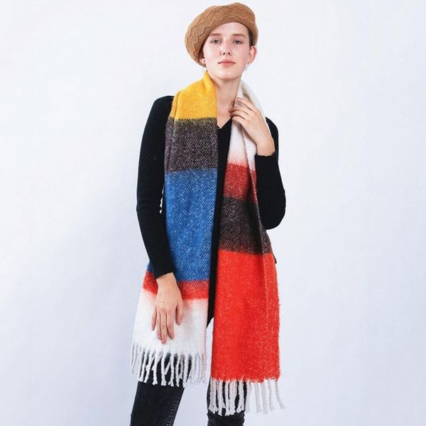 scarves tassle stripe knitting scarf for women neckerchief multi-color shawl multi-purpose knit winter female-muffles, Blue;gray
scarves tassle stripe knitting scarf for women neckerchief multi-color shawl multi-purpose knit winter female-muffles, Blue;gray