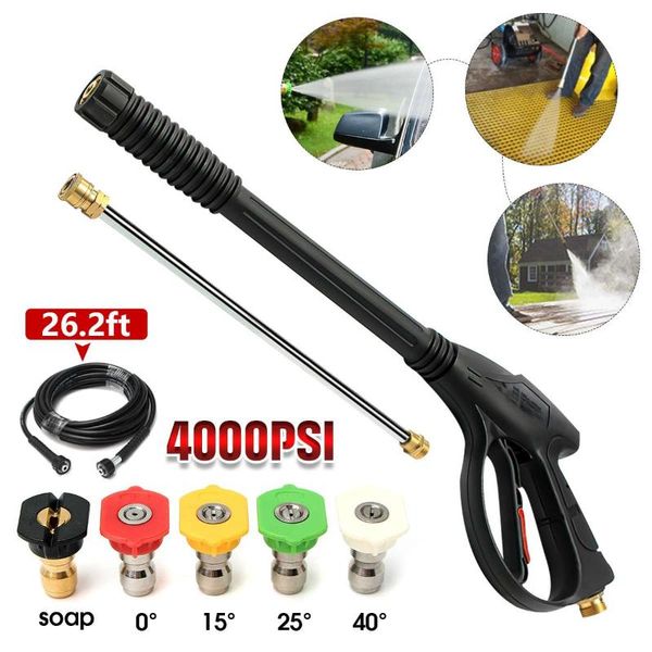 4000psi pressure washer gun kit with m22-pin 5m pipe 43cm extension wand lance+5pcs quick connector spray nozzles
4000psi pressure washer gun kit with m22-pin 5m pipe 43cm extension wand lance+5pcs quick connector spray nozzles