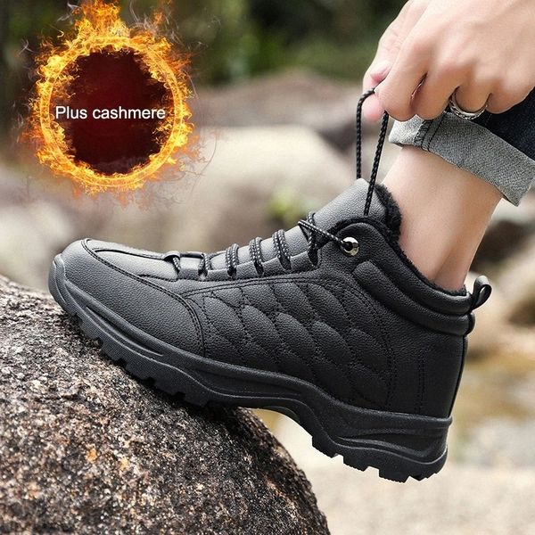 winter outdoor snow boots plus velvet casual leather shoes men fashion warm lace up cotton sneakers for man zapatillas hombre #xa5s
winter outdoor snow boots plus velvet casual leather shoes men fashion warm lace up cotton sneakers for man zapatillas hombre #xa5s