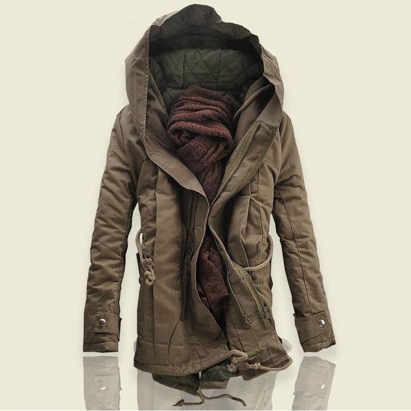 men's down & parkas boutique winter 2021 thickened and loose korean medium long hooded coat cotton padded jacket fashion, Black
men's down & parkas boutique winter 2021 thickened and loose korean medium long hooded coat cotton padded jacket fashion, Black