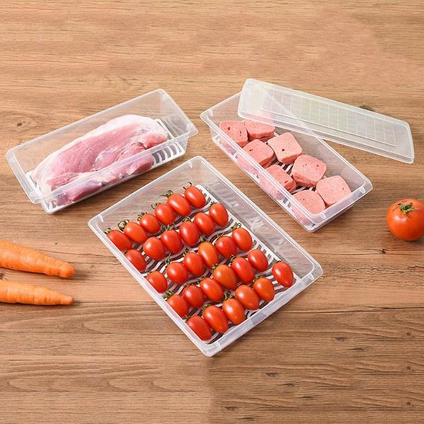 storage bottles & jars 1pc drain container plastic rectangle fridge organizer box fruit vegetable keep fresh sealed case
storage bottles & jars 1pc drain container plastic rectangle fridge organizer box fruit vegetable keep fresh sealed case