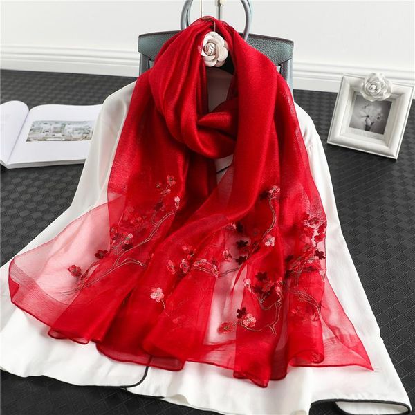 scarves 2021 winter real silk scarf fashion women bandana wool floral embroidery lady headband shawl wraps neckerchief, Blue;gray
scarves 2021 winter real silk scarf fashion women bandana wool floral embroidery lady headband shawl wraps neckerchief, Blue;gray
