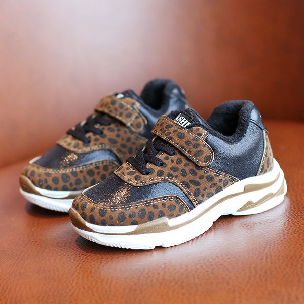 kids girls winter warm plush boys sport shoes leopard fashion casual children sneakers running students footwear, Black
kids girls winter warm plush boys sport shoes leopard fashion casual children sneakers running students footwear, Black