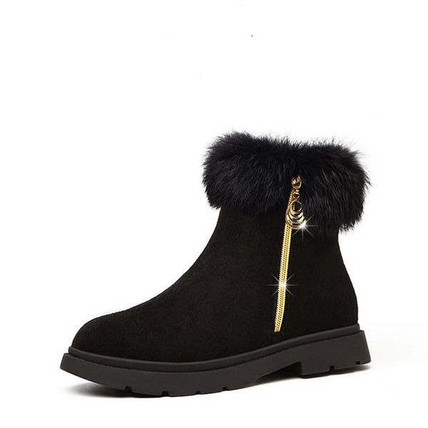 boots snow women 2021 winter thick-soled short tube women's shoes plus velvet warm cotton, Black
boots snow women 2021 winter thick-soled short tube women's shoes plus velvet warm cotton, Black
