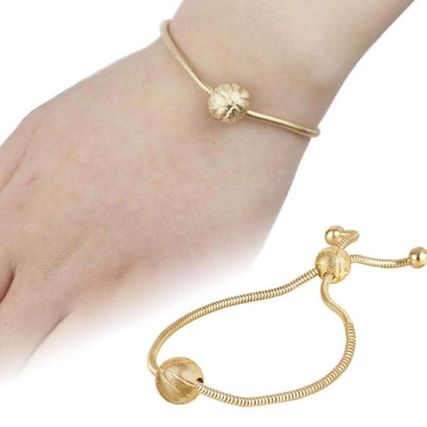 women fashion bead decor adjustable bracelet drawstring bangle jewelry gift bracelets for women, Golden;silver
women fashion bead decor adjustable bracelet drawstring bangle jewelry gift bracelets for women, Golden;silver