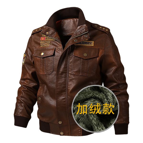plush thickened washed pu fur & amp; cotton padded jacket for men, Black;brown
plush thickened washed pu fur & amp; cotton padded jacket for men, Black;brown