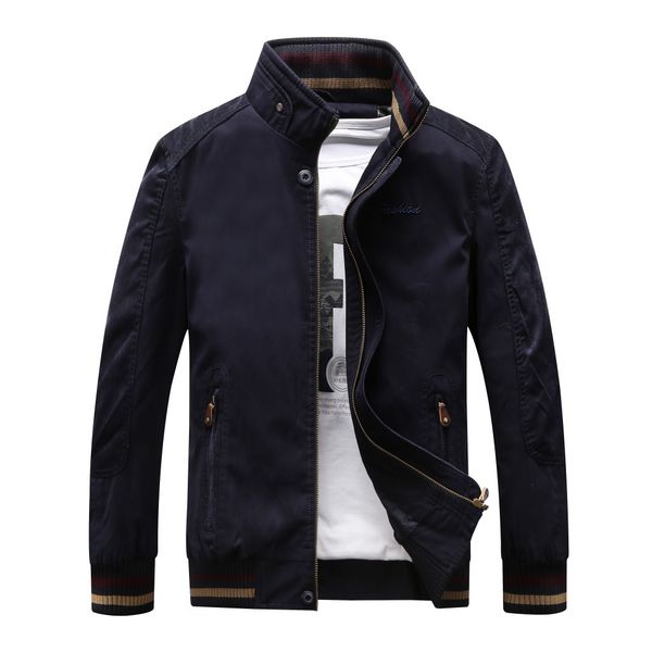 men casual long sleeves spring autumn stand collar cotton jacket coat plus size businessman outfit, Black;brown
men casual long sleeves spring autumn stand collar cotton jacket coat plus size businessman outfit, Black;brown