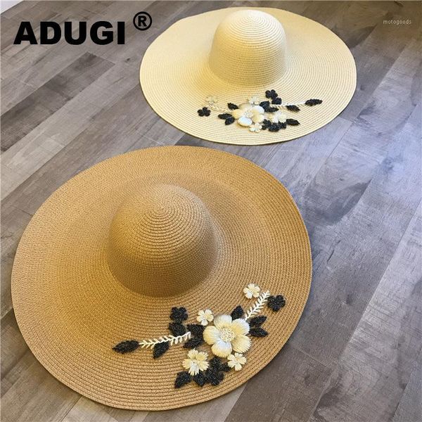 wide brim hats adugi sun hat summer anti-burrow increase along the beach outdoor lady style three-dimensional flower shade straw1, Blue;gray
wide brim hats adugi sun hat summer anti-burrow increase along the beach outdoor lady style three-dimensional flower shade straw1, Blue;gray