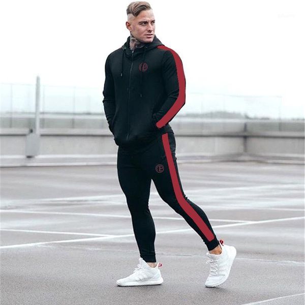 new sporting suits mens fashion tracksuit men trainingspak survetement men's sportwear suit hoodies tracksuit set male1, Gray 
new sporting suits mens fashion tracksuit men trainingspak survetement men's sportwear suit hoodies tracksuit set male1, Gray