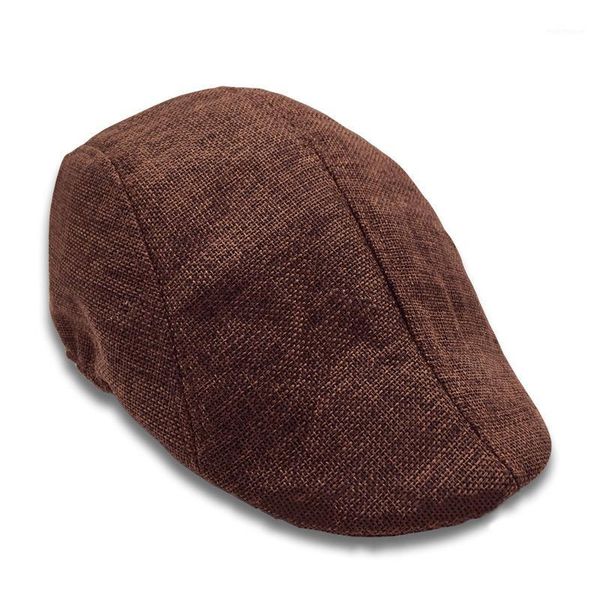 berets hat golf sboy classic wool cap herringbone duckbill ivy ik881, Blue;gray