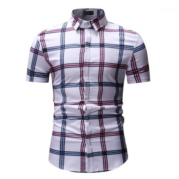 men's casual shirts mogu 2021 mens summer short sleeve plaid hawaiian fashionable smart blouse asian szie to 3xl for male clothes1, White;black
men's casual shirts mogu 2021 mens summer short sleeve plaid hawaiian fashionable smart blouse asian szie to 3xl for male clothes1, White;black