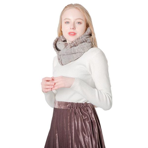 scarves 23*65cm winter woman multicolor knitted circle wool scarf shawl wrap fashion warm collar hooded bib, Blue;gray
scarves 23*65cm winter woman multicolor knitted circle wool scarf shawl wrap fashion warm collar hooded bib, Blue;gray