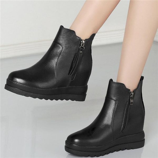 boots fashion sneakers women cow leather wedges high heel ankle female round toe platform pumps shoes oxfords casual, Black
boots fashion sneakers women cow leather wedges high heel ankle female round toe platform pumps shoes oxfords casual, Black