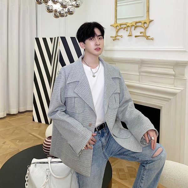 male retro streetstyle loose coat outerwear men vintage fashion casual plaid cargo jacket outerwear1, Black;brown
male retro streetstyle loose coat outerwear men vintage fashion casual plaid cargo jacket outerwear1, Black;brown