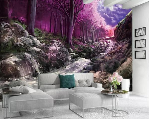 wallpapers custom 3d wallpaper mural pink forest romantic landscape painting silk for living room bedroom decoration1
wallpapers custom 3d wallpaper mural pink forest romantic landscape painting silk for living room bedroom decoration1