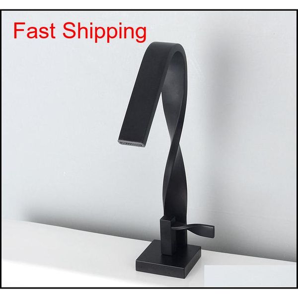 twisted tube fashion design black basin faucet single hole bathroom water mixer tap brass chrome & white & qylmko homes2011
twisted tube fashion design black basin faucet single hole bathroom water mixer tap brass chrome & white & qylmko homes2011