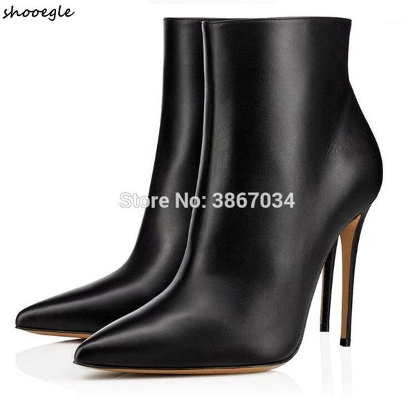 boots shooegle black white plain women zip ankle pointed toe thin heels classic fashion short mujer1
boots shooegle black white plain women zip ankle pointed toe thin heels classic fashion short mujer1