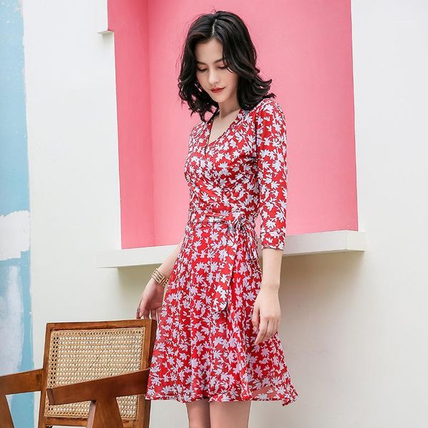 dot ruffle wrap dress women half sleeve florall dress women above length dresses spring summer slim1, White;black
dot ruffle wrap dress women half sleeve florall dress women above length dresses spring summer slim1, White;black