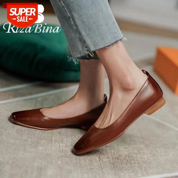 rizabina size 33-40 flat heel shoes women genuine leather square toe shoes women spring autumn footwear #g55j
rizabina size 33-40 flat heel shoes women genuine leather square toe shoes women spring autumn footwear #g55j