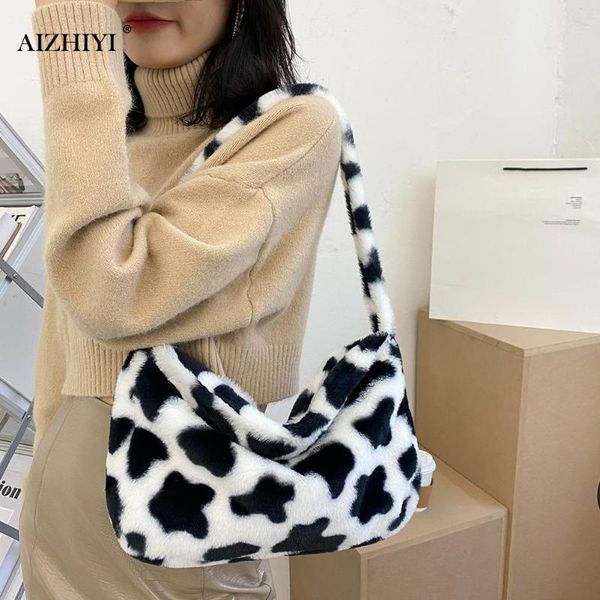 cute milk cow pattern women plush shoulder bags ladies fashion winter armpit pouch casual female soft warm fluffy handbag tote
cute milk cow pattern women plush shoulder bags ladies fashion winter armpit pouch casual female soft warm fluffy handbag tote