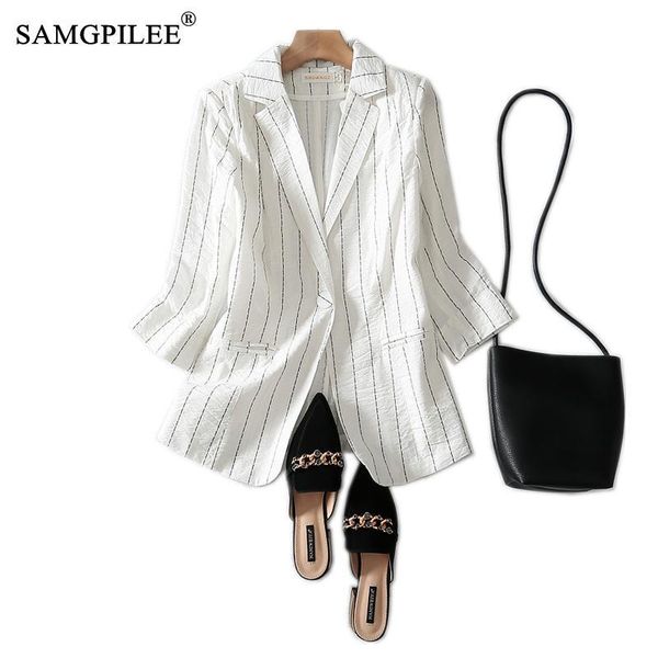blazers for women 2021 three quarter sleeve striped single button notched pockets casual plus size women oversized jacket 3xl, White;black
blazers for women 2021 three quarter sleeve striped single button notched pockets casual plus size women oversized jacket 3xl, White;black