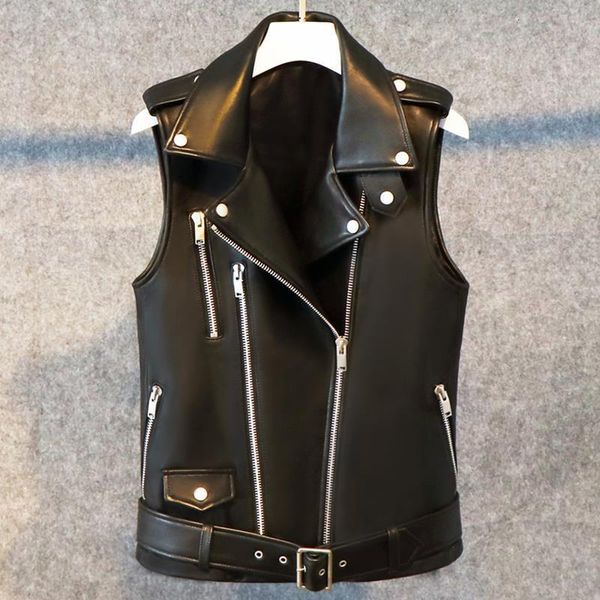 short black spring faux leather vest women zipper plus size sleeveless biker jacket leather waistcoat gilet 5xl 6xl 7xl
short black spring faux leather vest women zipper plus size sleeveless biker jacket leather waistcoat gilet 5xl 6xl 7xl