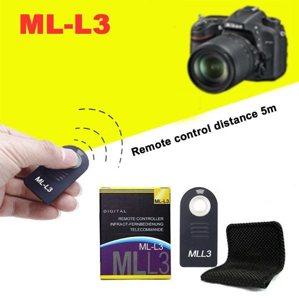 

camera remotes & shutter releases fomito ml-l3 ml l3 ir wireless infrared release remote control for d5200 d3200 d7100 d90 d7200 d610 d7000