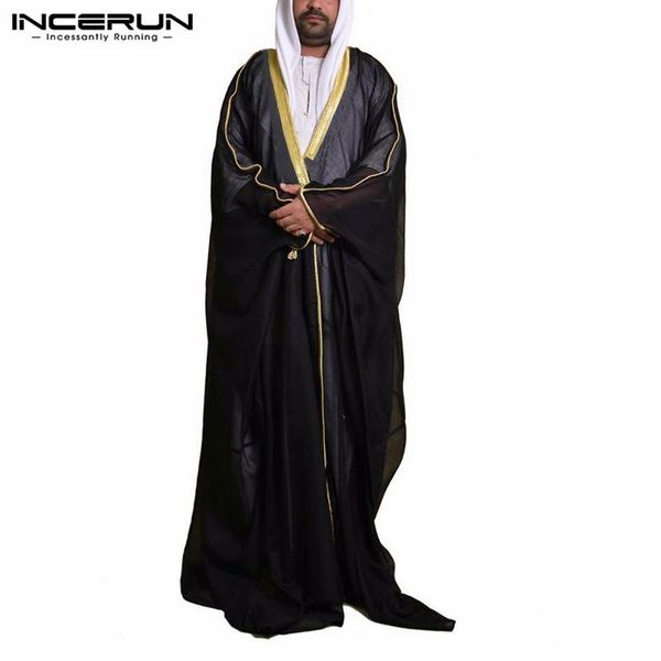 man cardigan robes leisure saudi style clothing incerun mens patchwork muslim kaftan robes long sleeve open stitch jubba thobe, Red
man cardigan robes leisure saudi style clothing incerun mens patchwork muslim kaftan robes long sleeve open stitch jubba thobe, Red