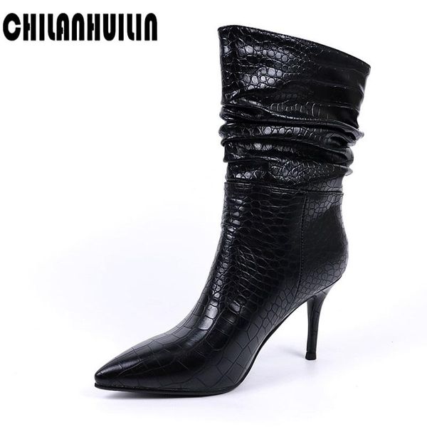 boots pumps stiletto high women winter heels ladies fall pointed toe ankle woman chic night club party shoes, Black
boots pumps stiletto high women winter heels ladies fall pointed toe ankle woman chic night club party shoes, Black