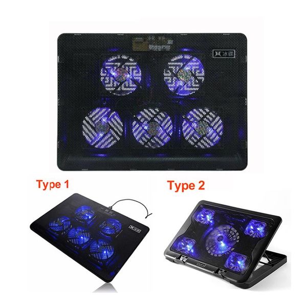 lapcooling pads dc 5v led 5 fan pad cooler usb port stand holder radiator notebook 14" 15.6" 17"
lapcooling pads dc 5v led 5 fan pad cooler usb port stand holder radiator notebook 14" 15.6" 17"