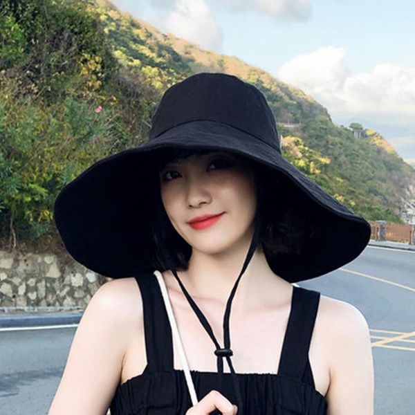 ojyvc pure color big eaves female summer foldable sun hat sun hat all-match tide, Blue;gray
ojyvc pure color big eaves female summer foldable sun hat sun hat all-match tide, Blue;gray