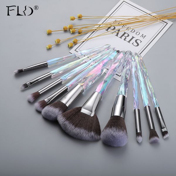 fld professional 10pcs makeup brush set crystal face powder blush brushes set eyeliner eyebrow make up tools kits 201007
fld professional 10pcs makeup brush set crystal face powder blush brushes set eyeliner eyebrow make up tools kits 201007