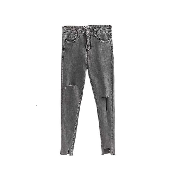 2021 new summer elegant tear hole pencil jeans skinny women torozelo-length slim high rise denim court pants no torozelo girdles 3zpo, Blue
2021 new summer elegant tear hole pencil jeans skinny women torozelo-length slim high rise denim court pants no torozelo girdles 3zpo, Blue