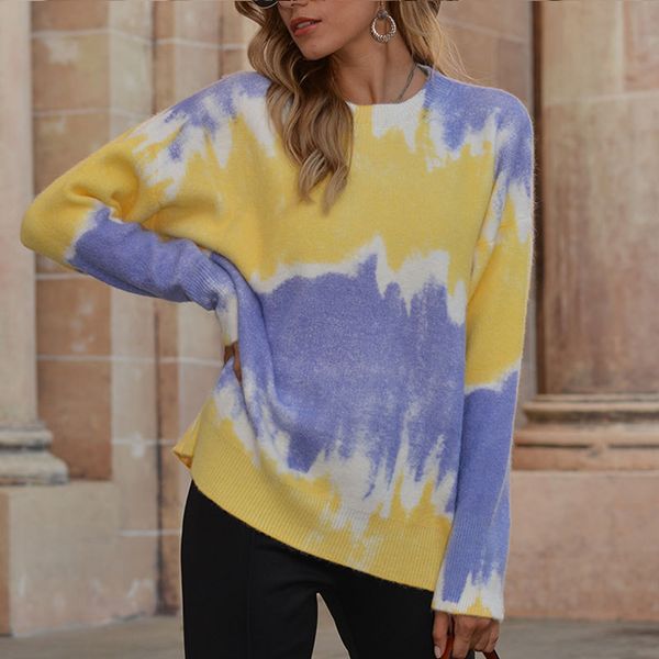 winter vintage sweaters for women tie dye slim pullovers knitted sweater long sleeve clothes korean 2022 fall loose top, White;black
winter vintage sweaters for women tie dye slim pullovers knitted sweater long sleeve clothes korean 2022 fall loose top, White;black