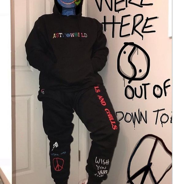 2021 new travis scotts astroworld + jogging men's suit letter print women's swags hope you are here to add the hoodie rnyc, Black
2021 new travis scotts astroworld + jogging men's suit letter print women's swags hope you are here to add the hoodie rnyc, Black