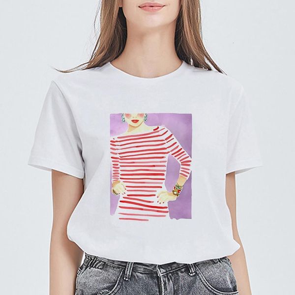 pretty hipster casual plus size t shirt women vintage aesthetic modern girl art print female t-shirt, White
pretty hipster casual plus size t shirt women vintage aesthetic modern girl art print female t-shirt, White