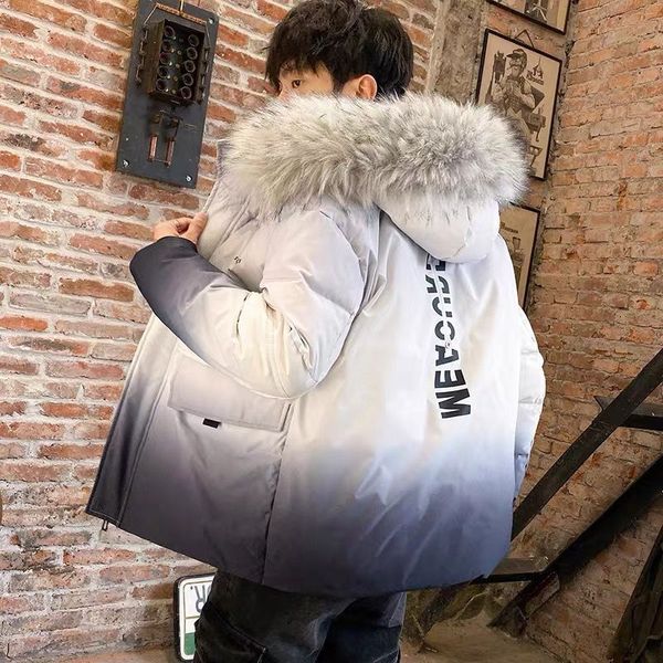 2020 new leisure and loose versatile men's jacket coat down jacket white duck down handsome and thickened coat men's winter lk5ss, Blue
2020 new leisure and loose versatile men's jacket coat down jacket white duck down handsome and thickened coat men's winter lk5ss, Blue