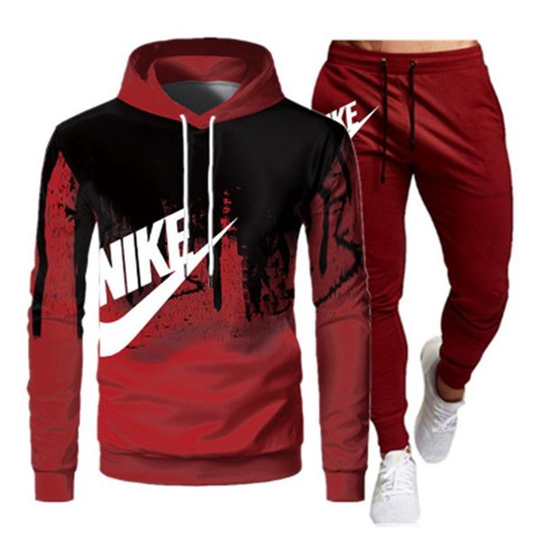 2021 new men's european and american letters printed hooded street long-sleeved casual sweater suit, Gray
2021 new men's european and american letters printed hooded street long-sleeved casual sweater suit, Gray