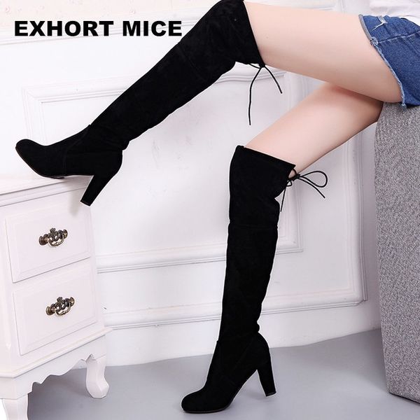 faux suede slim boots over the knee high women snow boots women's fashion winter thigh high boots shoes woman 025 y200114, Black
faux suede slim boots over the knee high women snow boots women's fashion winter thigh high boots shoes woman 025 y200114, Black