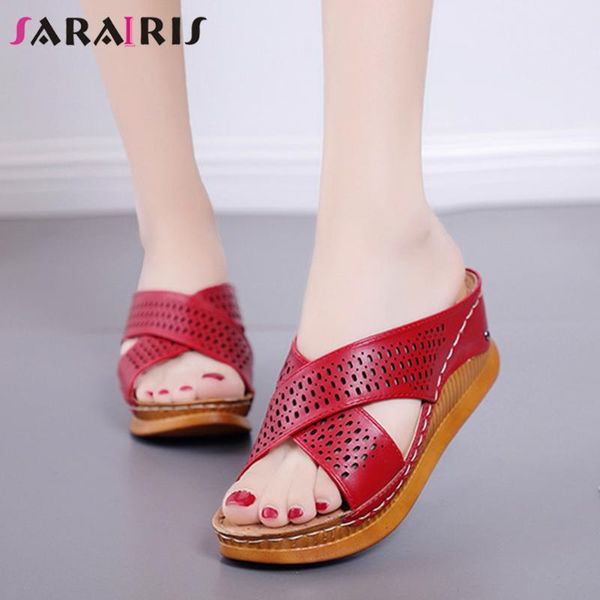 sarairis retro lady 2020 slip on daily sandals summer sandals women round toe sewing hollow high wedges shoes woman, Black
sarairis retro lady 2020 slip on daily sandals summer sandals women round toe sewing hollow high wedges shoes woman, Black
