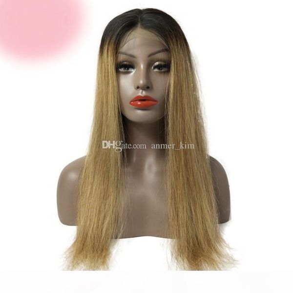 100% unprocessed raw virgin human hair long #1bt18 ombre color silky straight silk full lace cap wig for women, Black;brown
100% unprocessed raw virgin human hair long #1bt18 ombre color silky straight silk full lace cap wig for women, Black;brown
