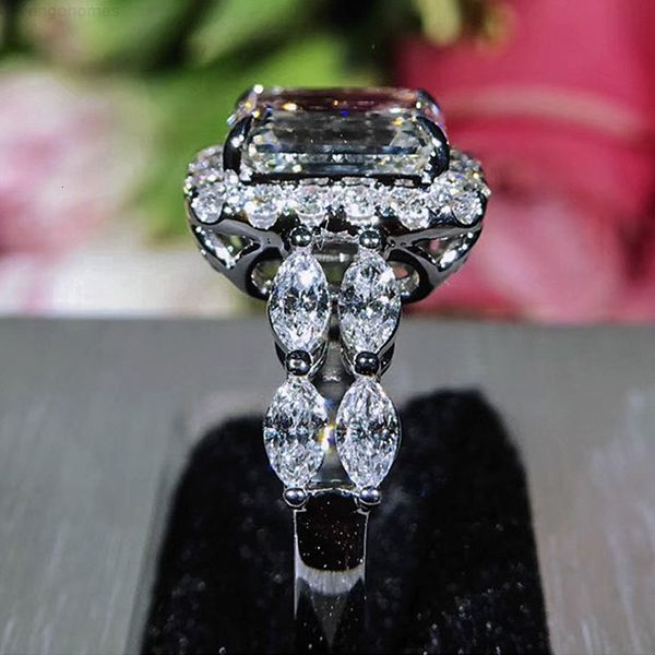 shape jrl new square geometric princess inlay zircon wedding rings for women banquet party jewelry bague femme k5655, Silver
shape jrl new square geometric princess inlay zircon wedding rings for women banquet party jewelry bague femme k5655, Silver