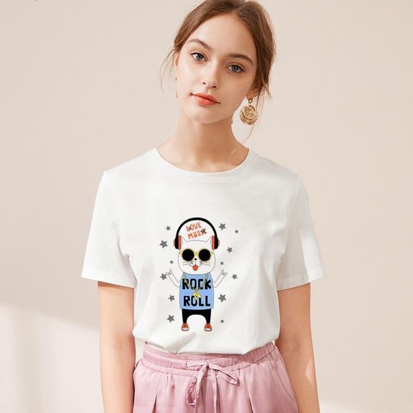 music cat and dog print личность harajuku футболка женщины 2019 новая футболка с короткими рукавами с коротким рукавом с коротким рукавом бе, White
music cat and dog print личность harajuku футболка женщины 2019 новая футболка с короткими рукавами с коротким рукавом с коротким рукавом бе, White