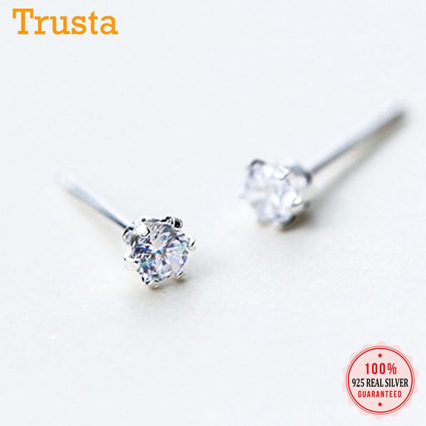 stud trustdavis minimalist real 925 sterling silver fashion charm 3mm cz earrings for women men party fine jewelry gift da374, Golden;silver
stud trustdavis minimalist real 925 sterling silver fashion charm 3mm cz earrings for women men party fine jewelry gift da374, Golden;silver