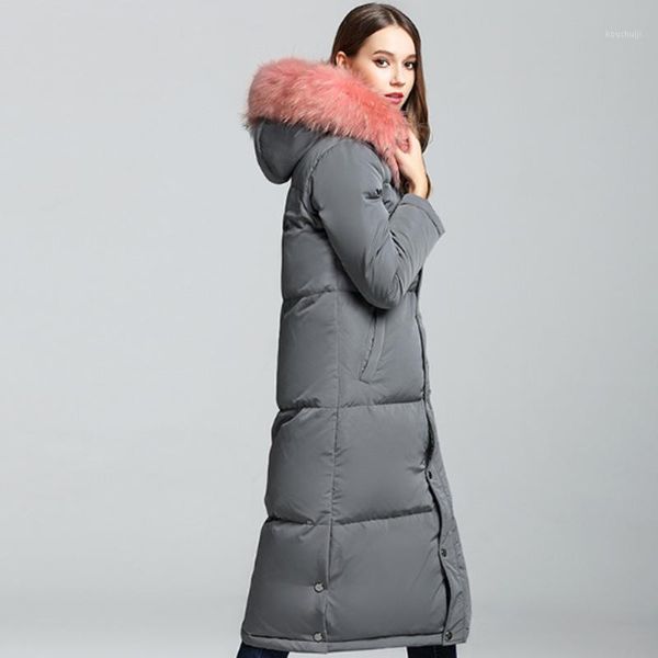 women grey/black/armygreen new winter jacket big real raccoon fur hooded thick white duck down jackets long parka female coat1
women grey/black/armygreen new winter jacket big real raccoon fur hooded thick white duck down jackets long parka female coat1