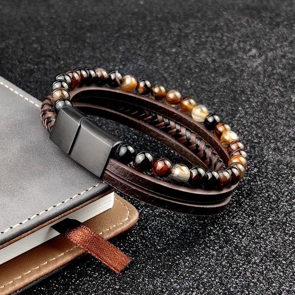 charm bracelets stainless steel natural stone bracelet jewelry beads leather for men women bangle gift, Golden;silver
charm bracelets stainless steel natural stone bracelet jewelry beads leather for men women bangle gift, Golden;silver