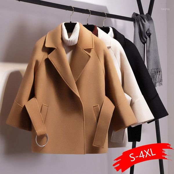 new petite short wool-blend coat female autumn winter coat woolen 2019 ladies short cloak waisted overcoat plus size 4xl1, Black
new petite short wool-blend coat female autumn winter coat woolen 2019 ladies short cloak waisted overcoat plus size 4xl1, Black