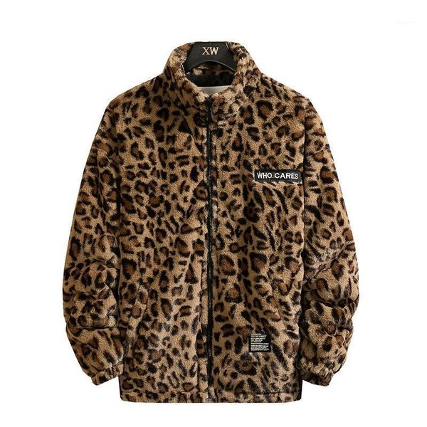 new men winter warm wool fashion jacket men's clothing thick leopard faux fur jacket night club dance men's coats1, Black;brown
new men winter warm wool fashion jacket men's clothing thick leopard faux fur jacket night club dance men's coats1, Black;brown